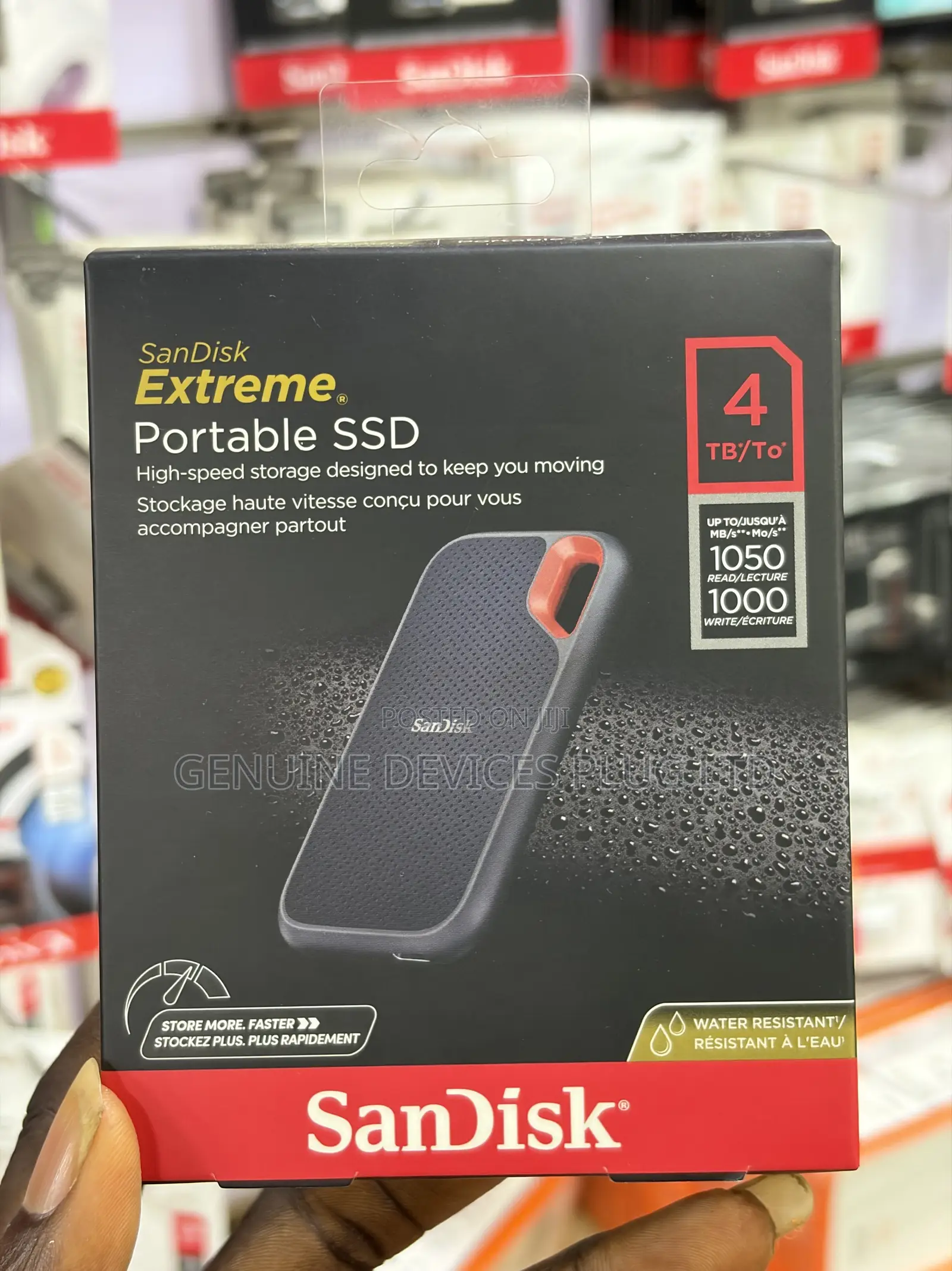 SanDisk Extreme Portable SSD - 4TB