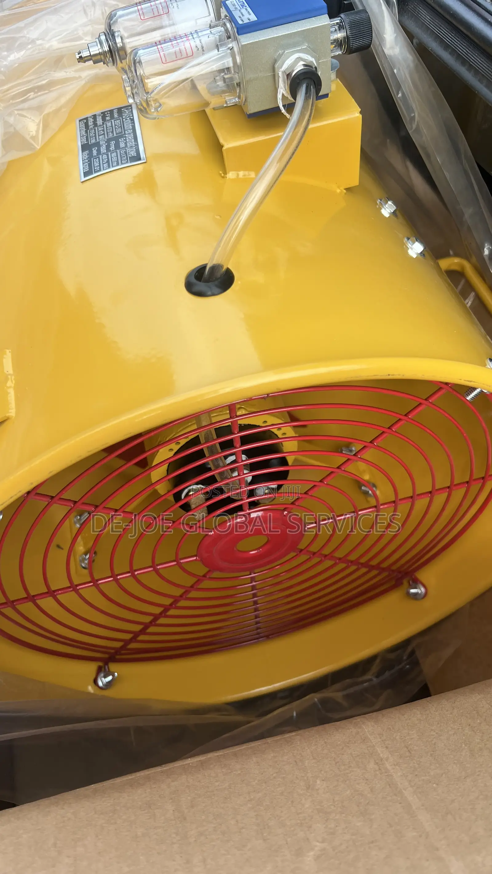 18 Inch Explosion Proof Pneumatic Axial Fan With 5M Duct
