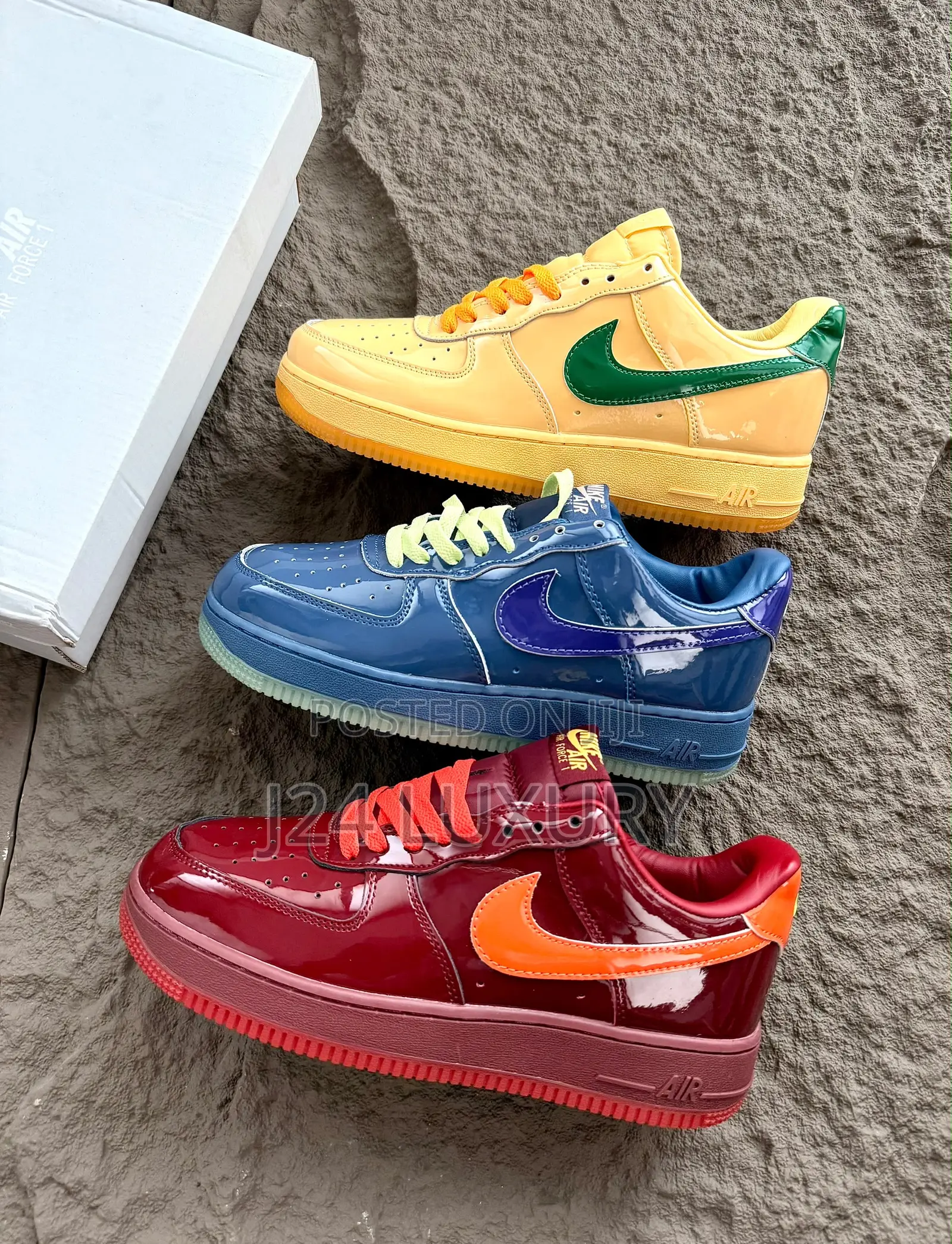 Nike Airforce 1 Low Patent 3 Colors