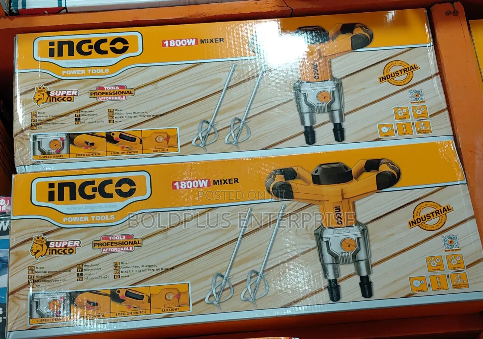 Ingco Double Rod Mixer Machine