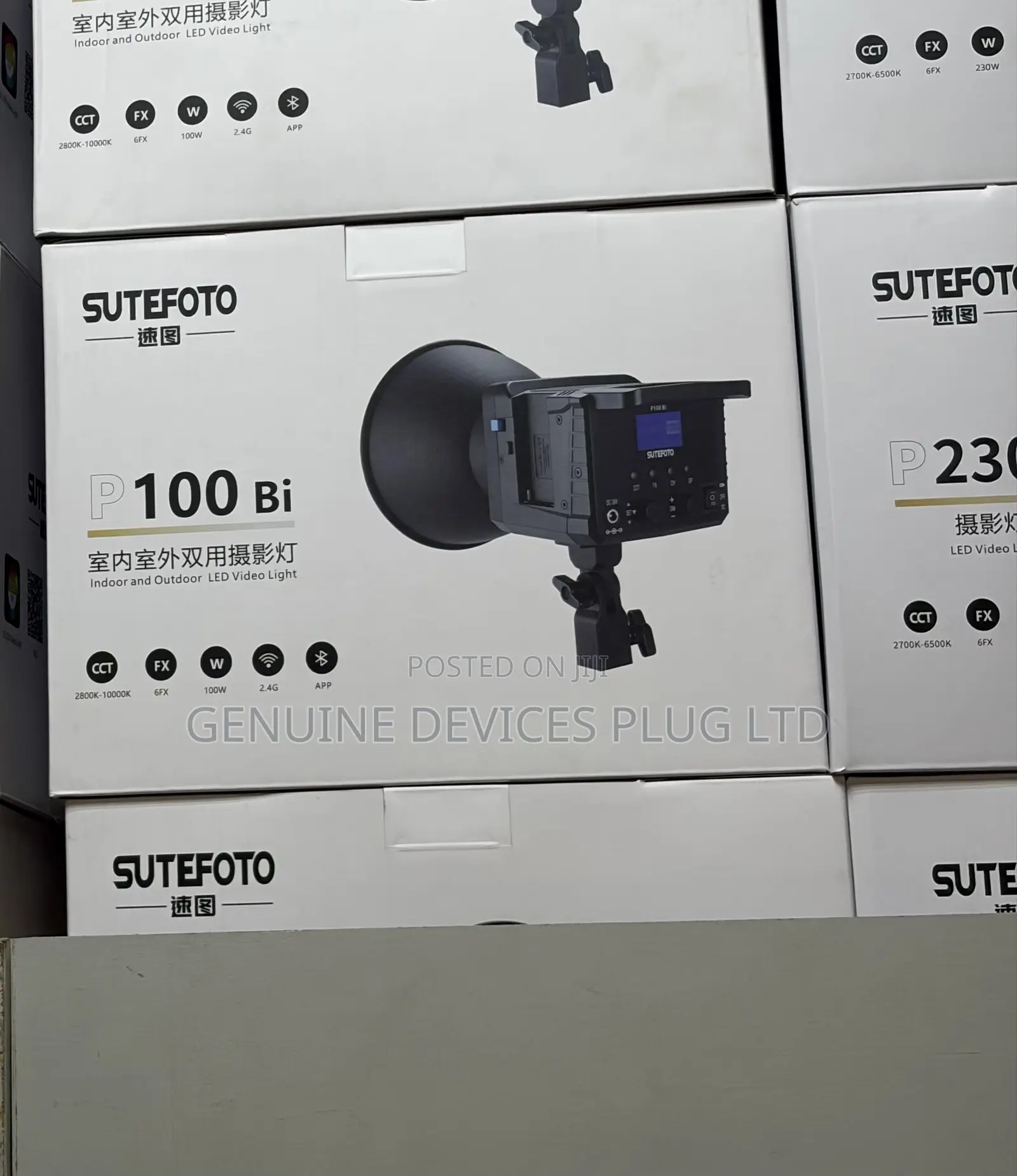 Original Sutefoto P100 Bi-Color Video Light