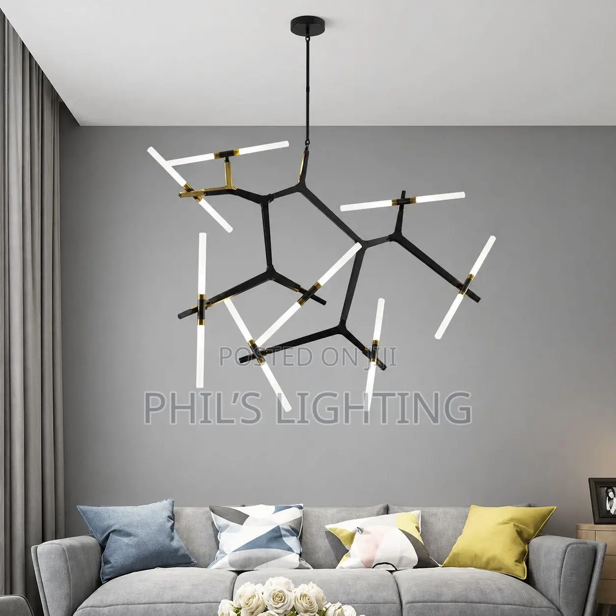 Nordic Creative Artificial Satellite LED Chandeliers