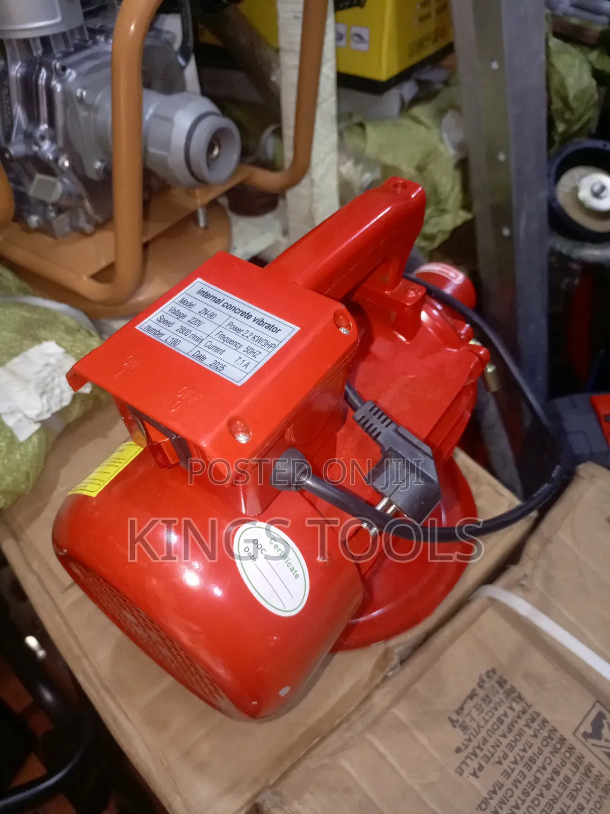 Electric Concrete Vibrator Machine