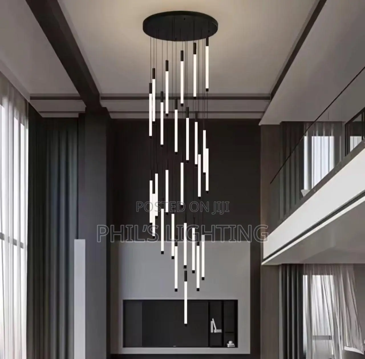 Staircase Ceiling Chandelier Modern Lights