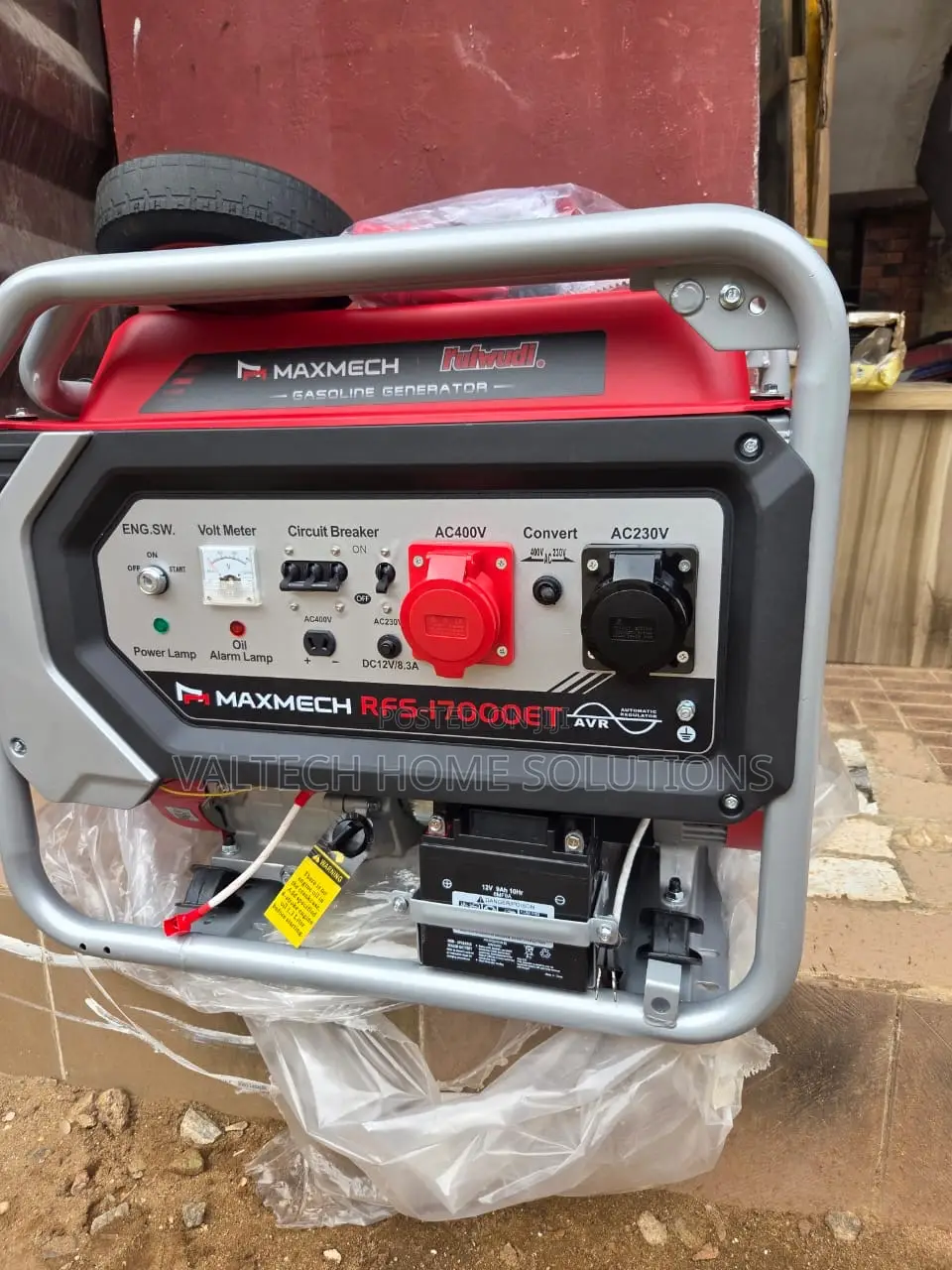 Original Maxmech 15kva Petrol Generator 3phase 100% Percent Copper Coi