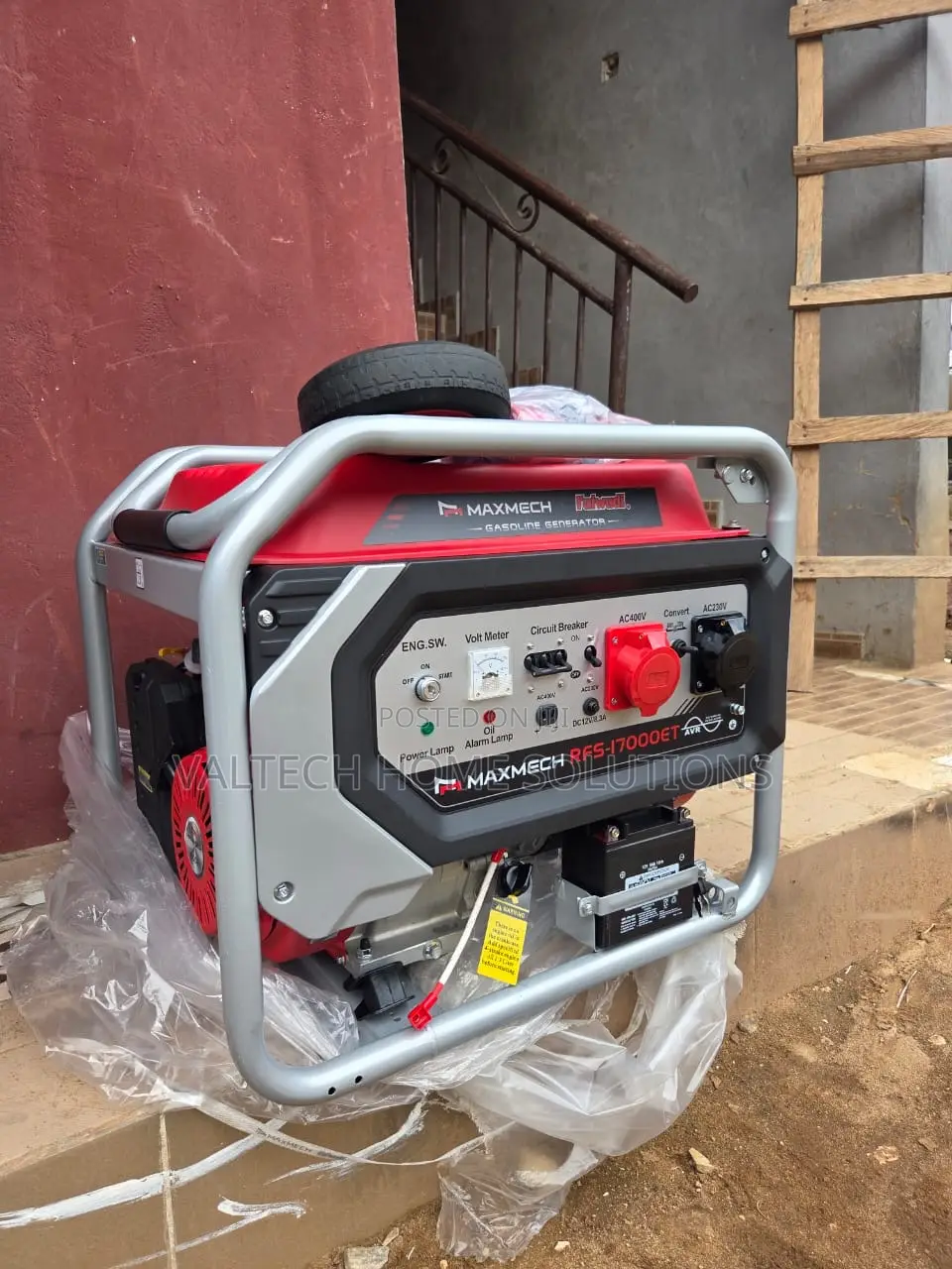 Original Maxmech 15kva Petrol Generator 3phase 100% Percent Copper Coi