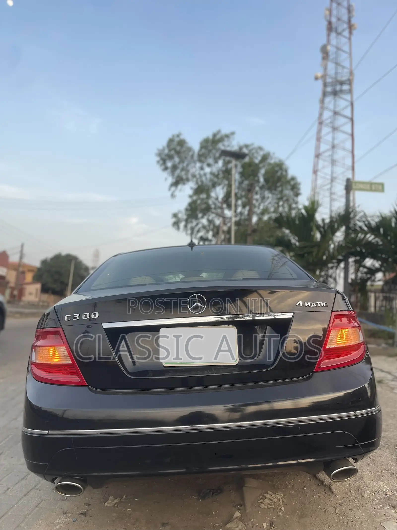 Mercedes-Benz C300 2008 Black