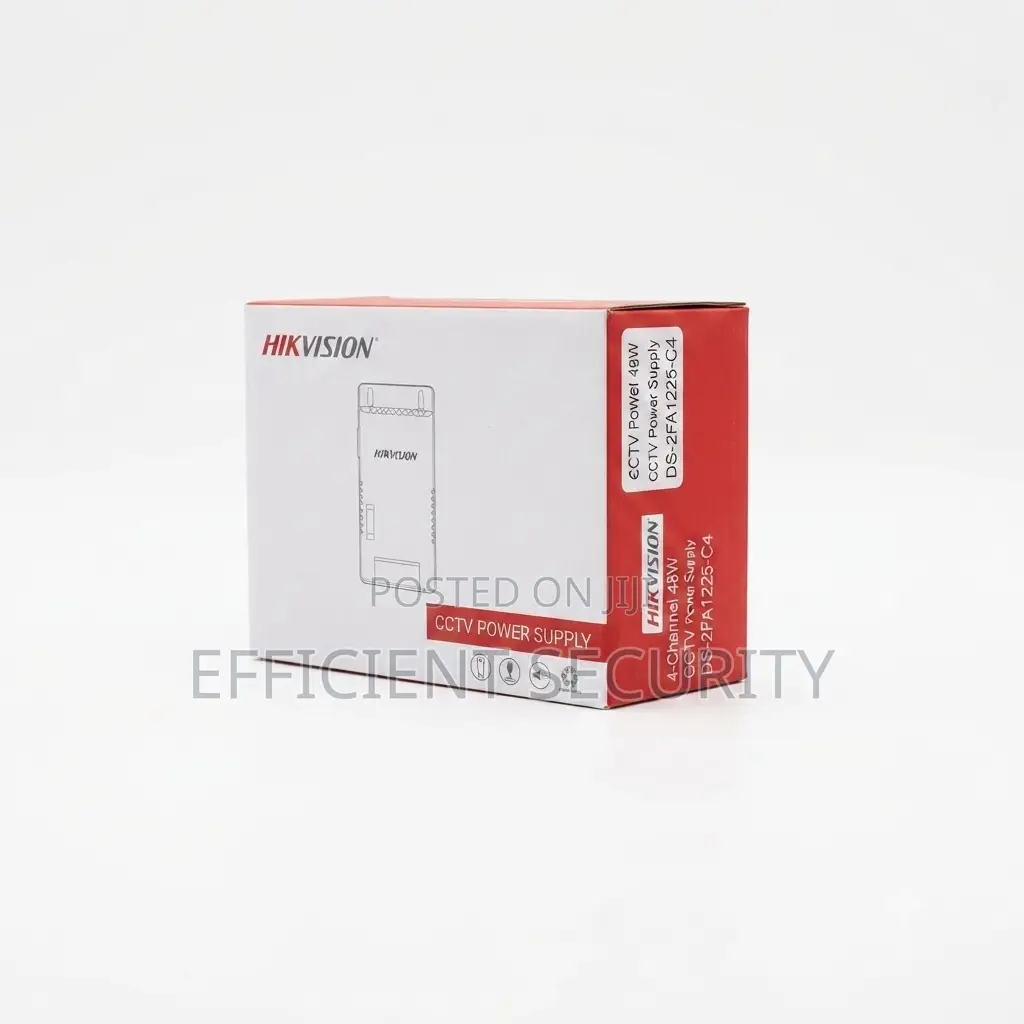 Hikvision 4-Channel 48W CCTV Power Supply – DS-2FA1225-C4