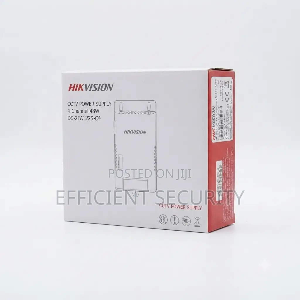 Hikvision 4-Channel 48W CCTV Power Supply – DS-2FA1225-C4
