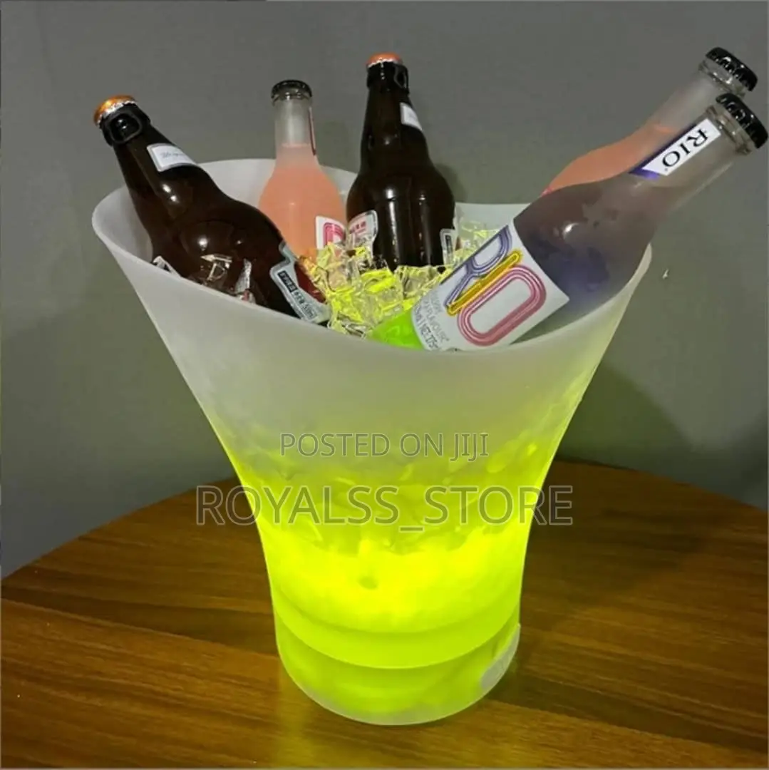 Wireless Led Speaker Ice Bucket With Cup Holder