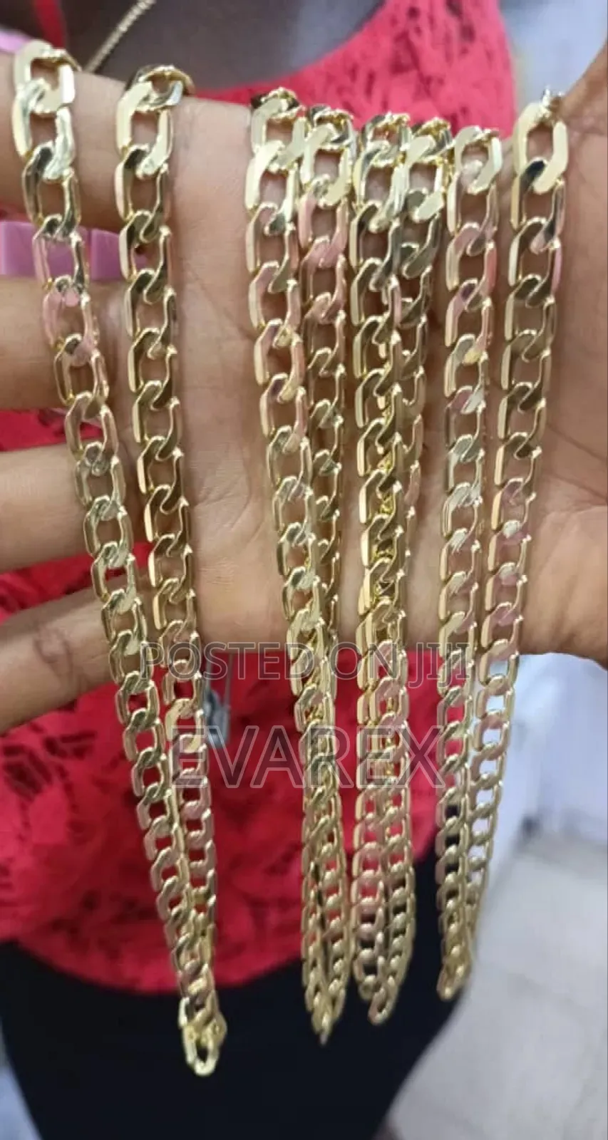 Gold Men Necklace, Non Tarnish 10yrs Warranty