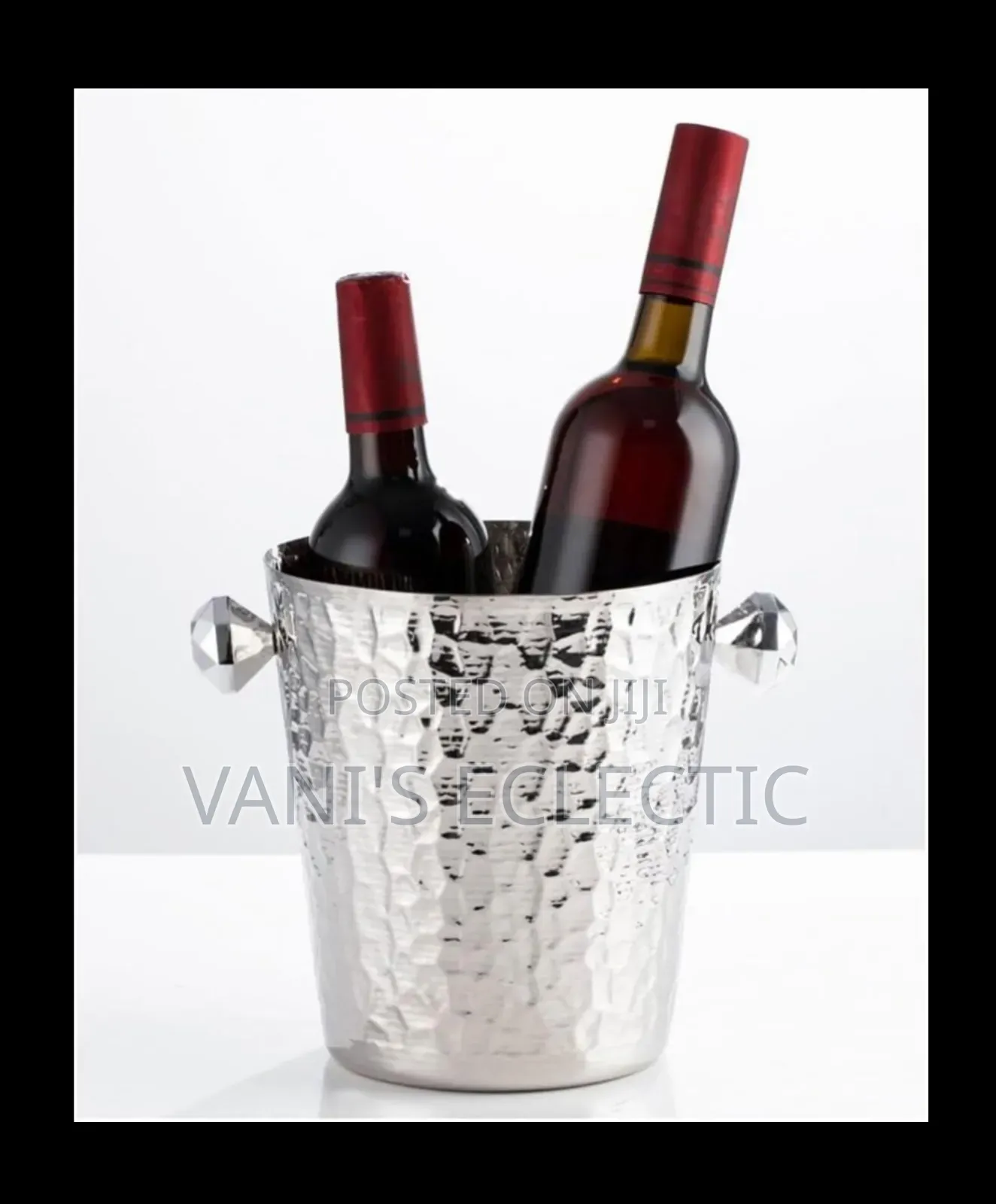 Silver Stainless Steel Champagne/Ice Bucket