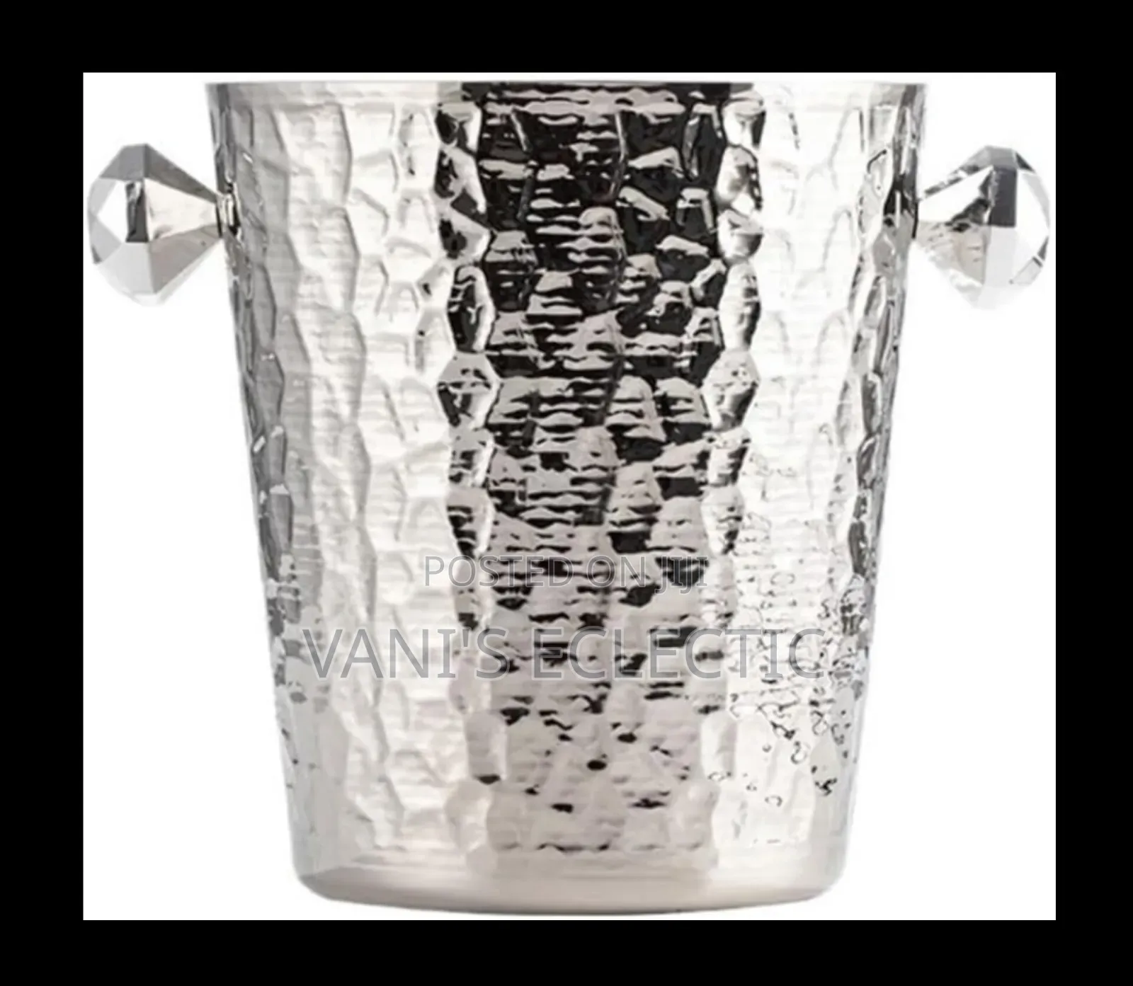 Silver Stainless Steel Champagne/Ice Bucket