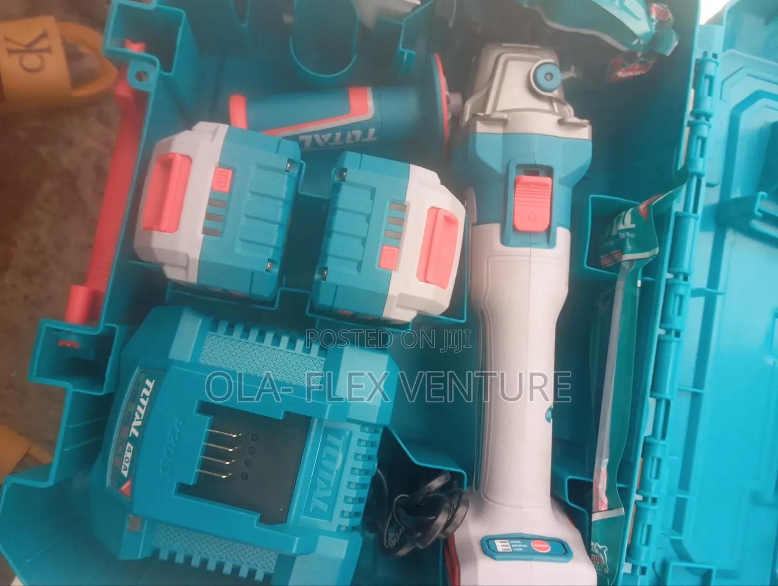 Total Cordless Angle Grinder
