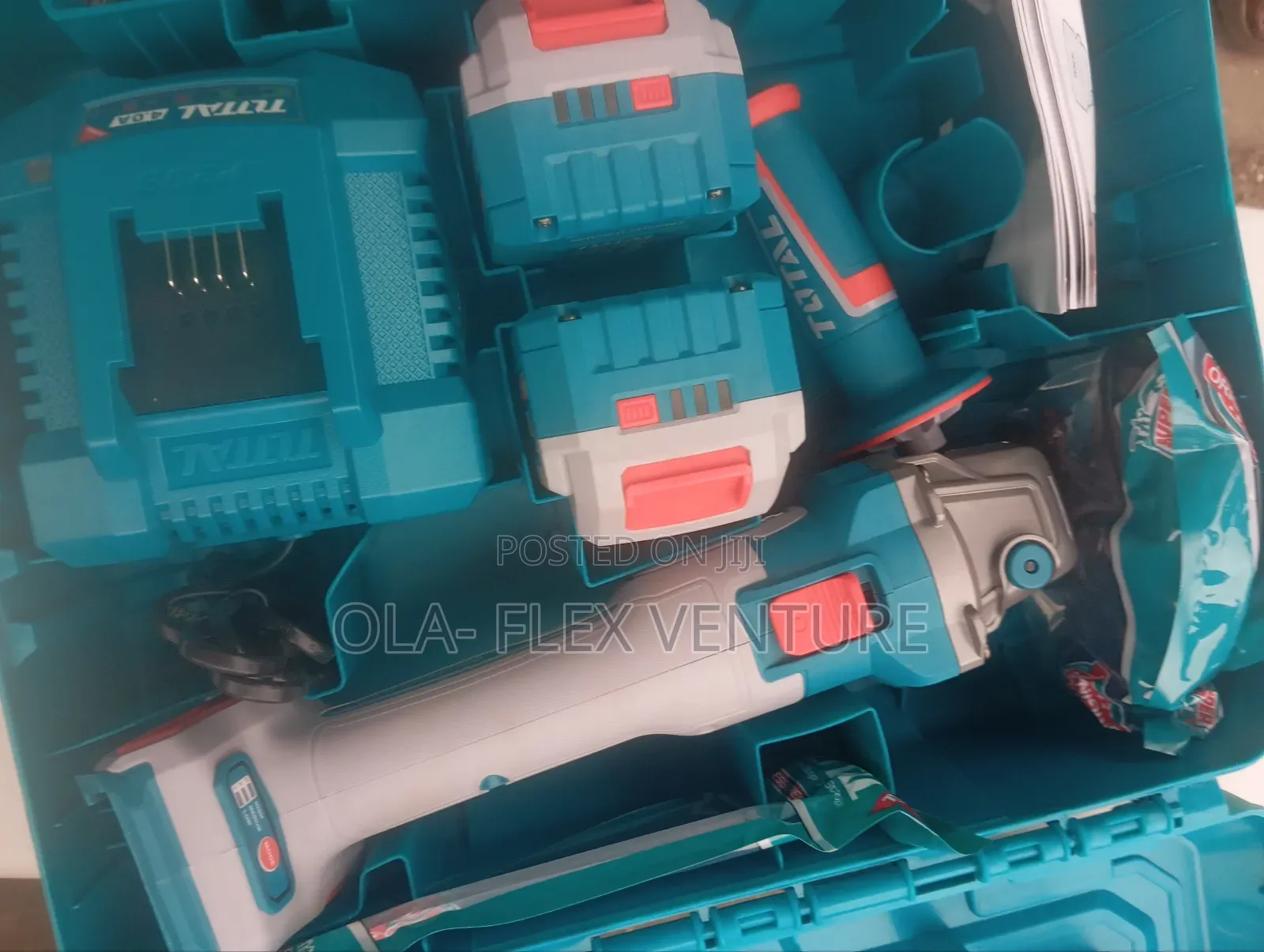 Total Cordless Angle Grinder