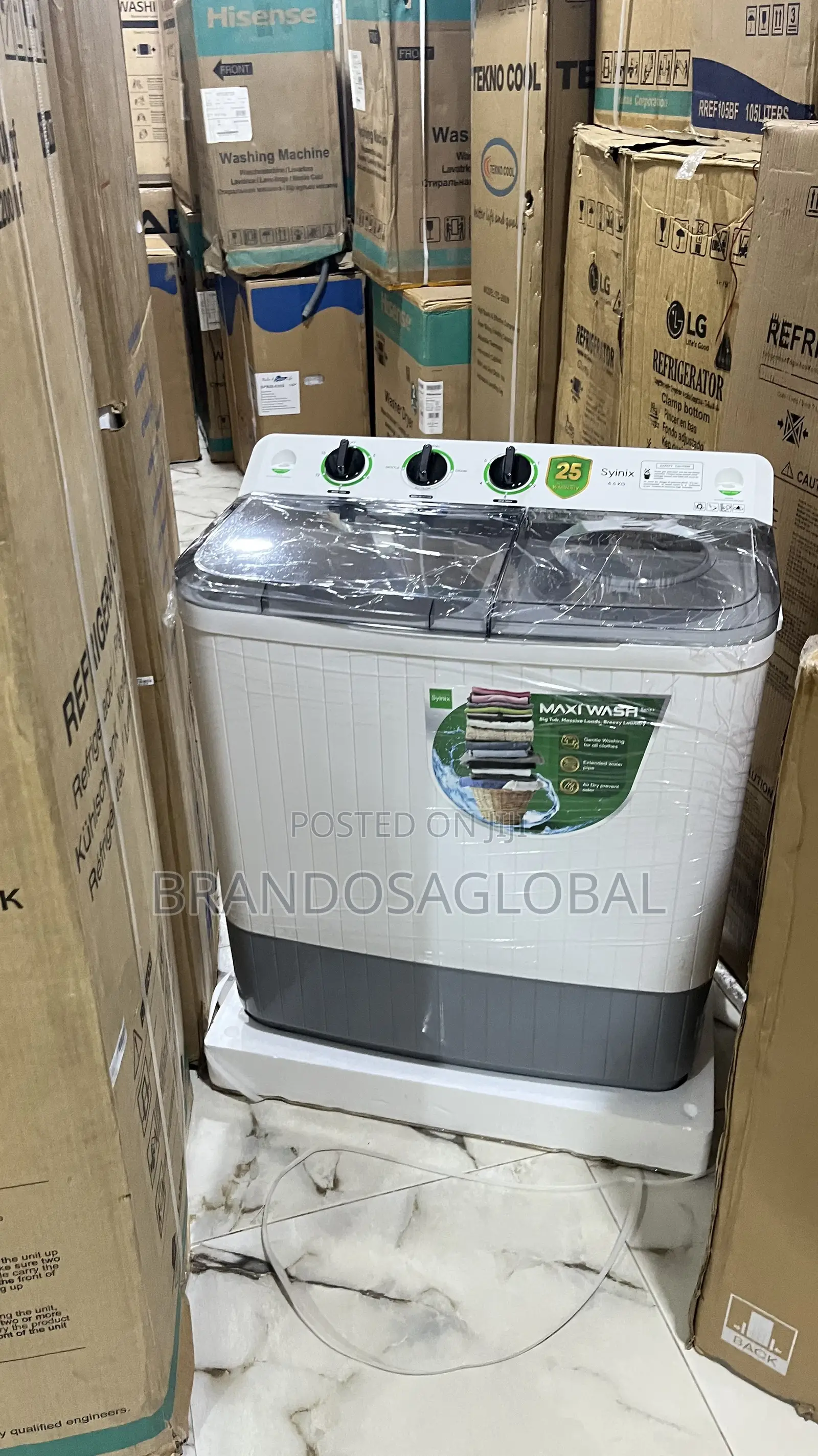 Synix 8.5KG Twin Tub Washing Machine – Premium Home Laundry Solution