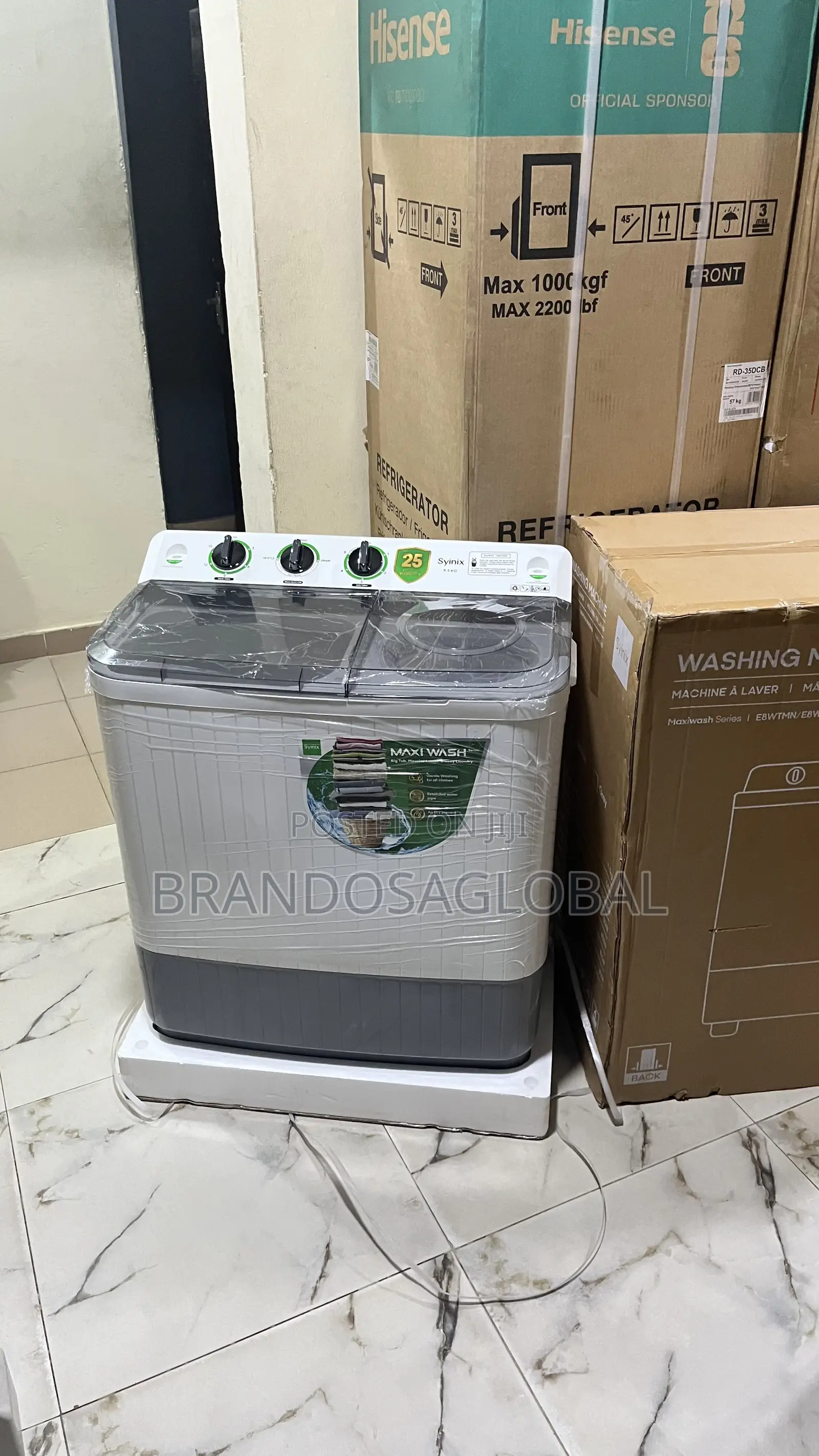 Synix 8.5KG Twin Tub Washing Machine E8wtmn/E8wtmg – Premium Appliance