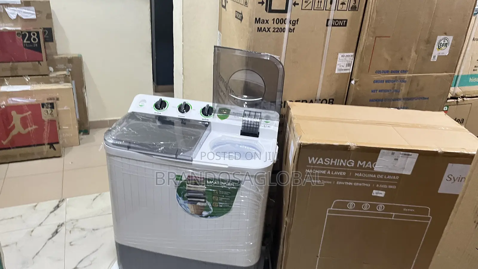 Synix E8wtmn/E8wtmg 8.5KG Twin Tub – Reliable Family Washer