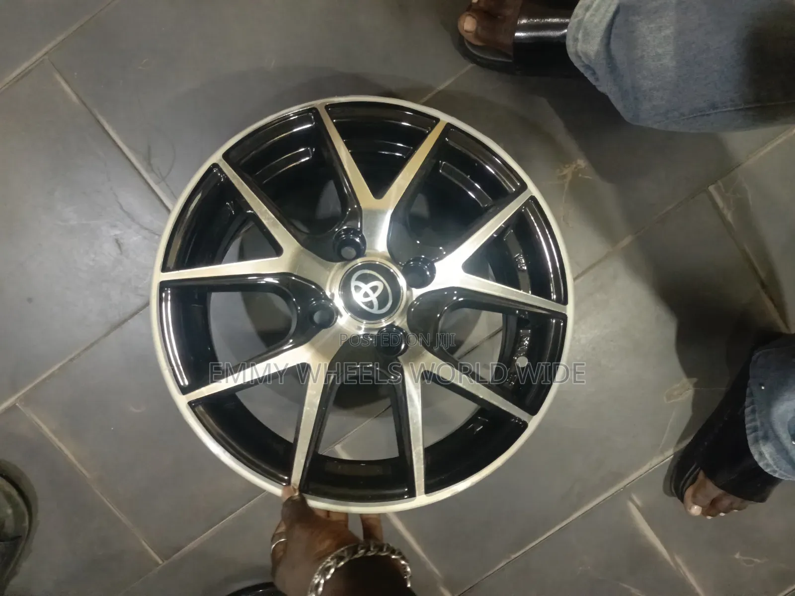 14rim for Toyota Corolla 4hole Black and Stainless Available