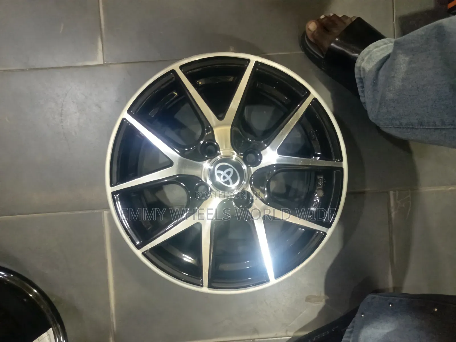 14rim for Toyota Corolla 4hole Black and Stainless Available