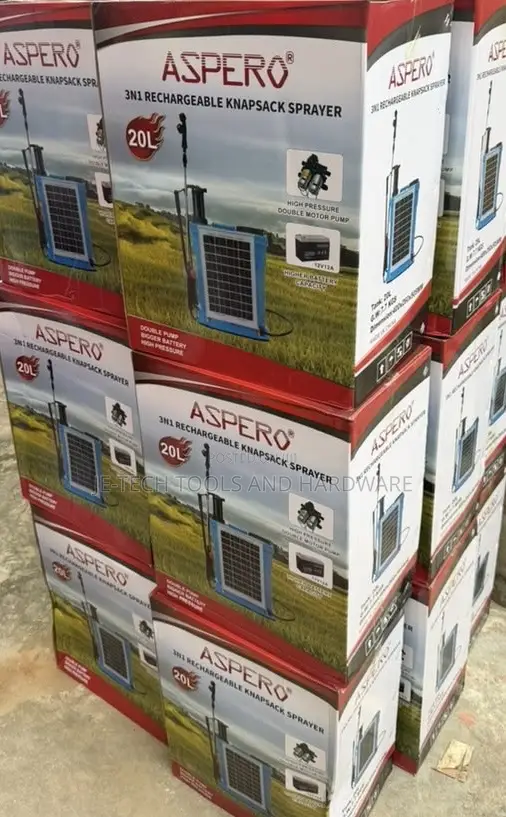 Aspero 3N1 Rechargeable Knapsack Sprayers