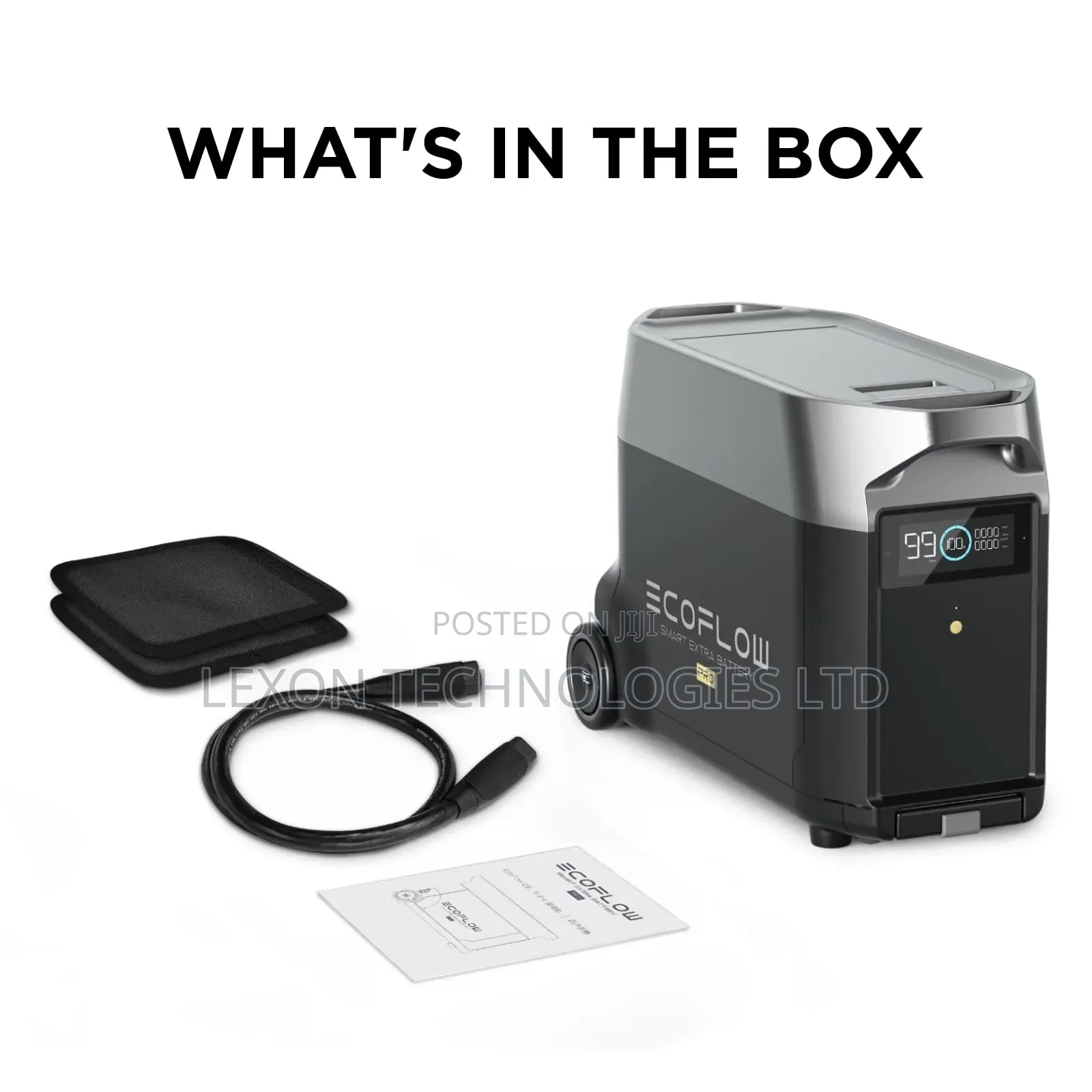 Ecoflow Delta Pro Smart Extra Battery, 3600wh