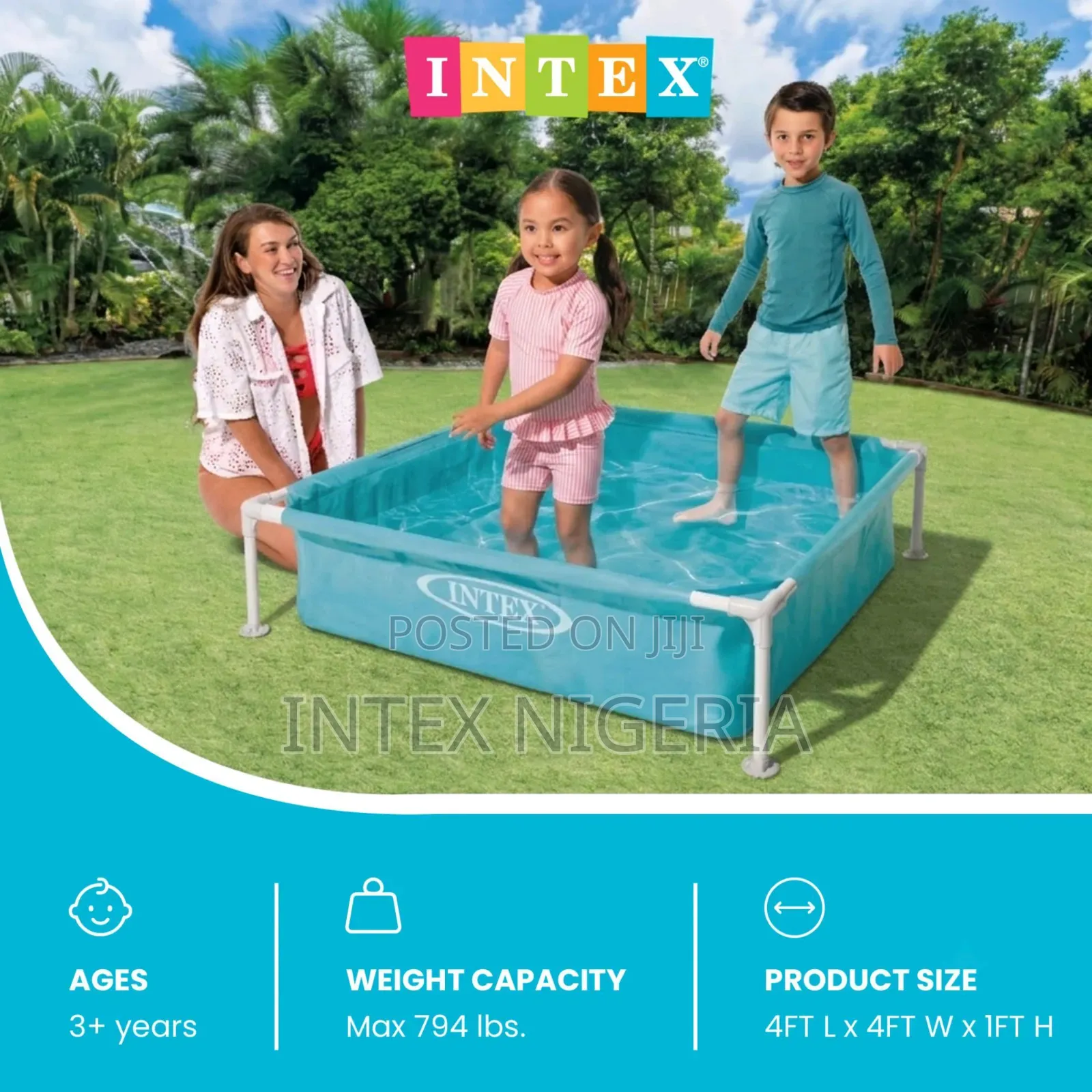 Intex Above Ground Kids Swimming Pool for 2 Years