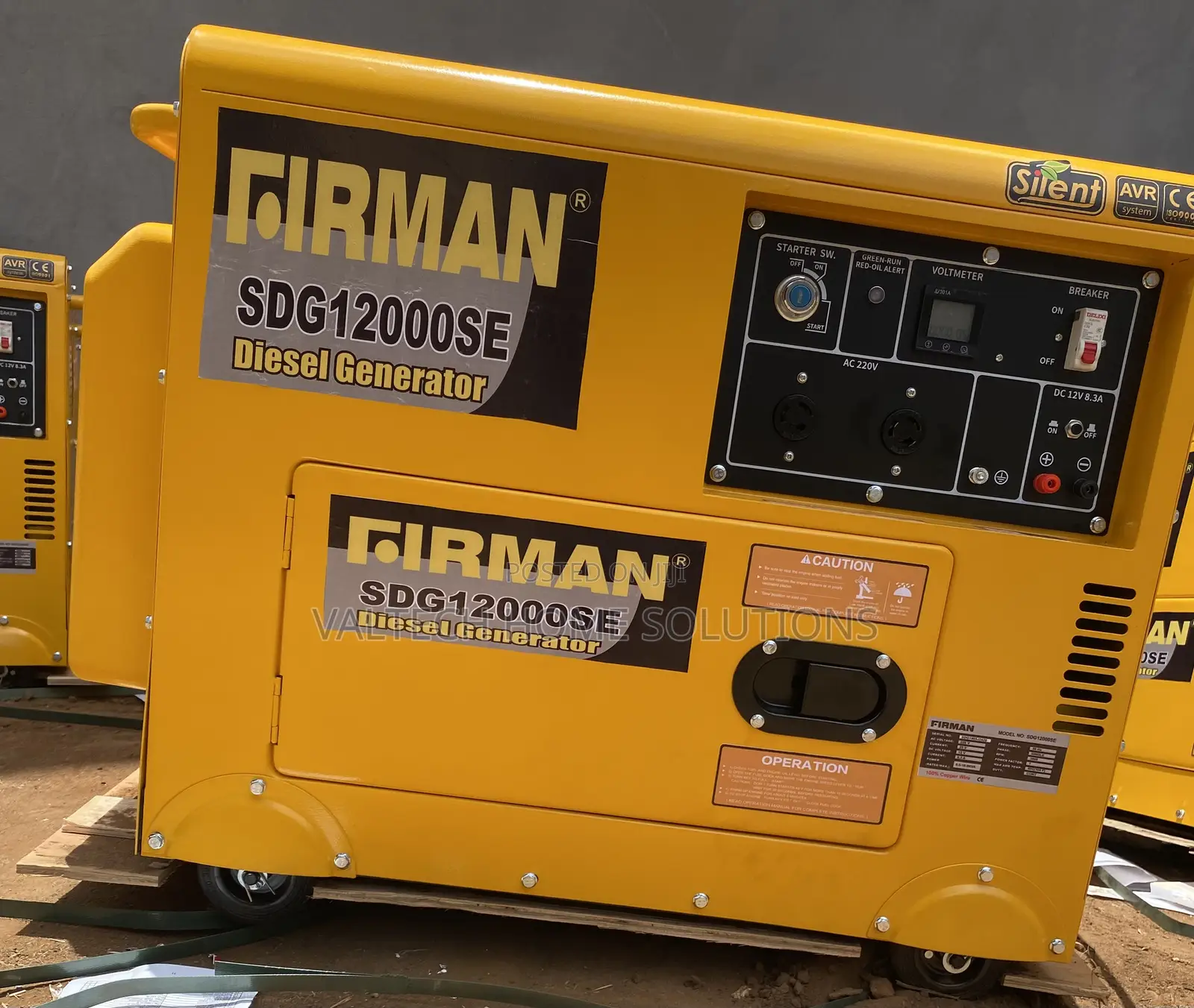 Fireman 12.5KVA Soundproof Diesel Generator – Reliable Backup Power