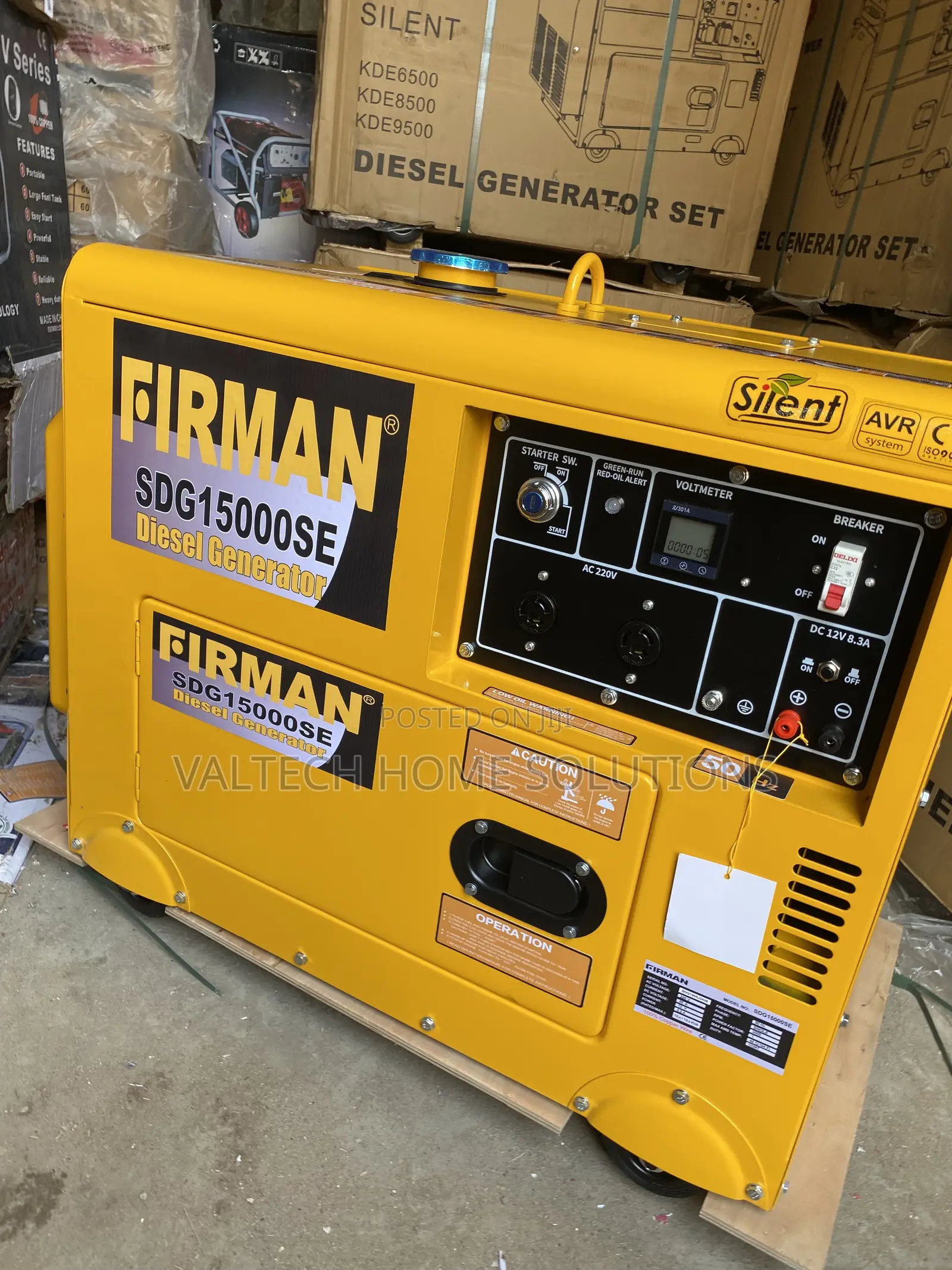 2. 5KVA Fireman Silent Diesel Generator – Heavy-Duty Performance