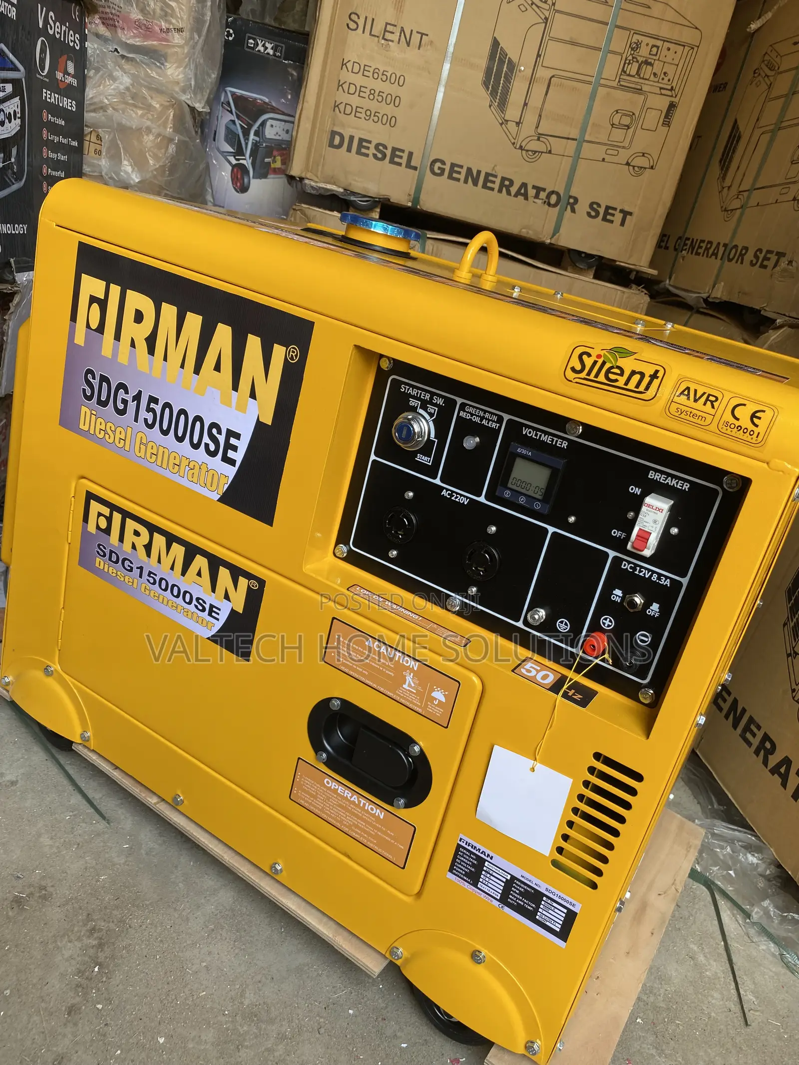 Original Fireman 12.5KVA Soundproof Generator for Home Business