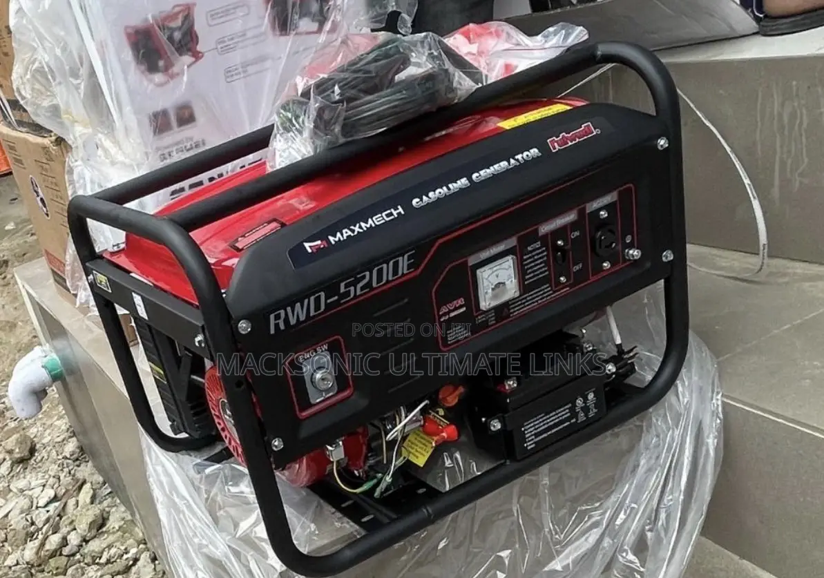 4.5kva Maxmech Standard Generator With 100% Copper Coil