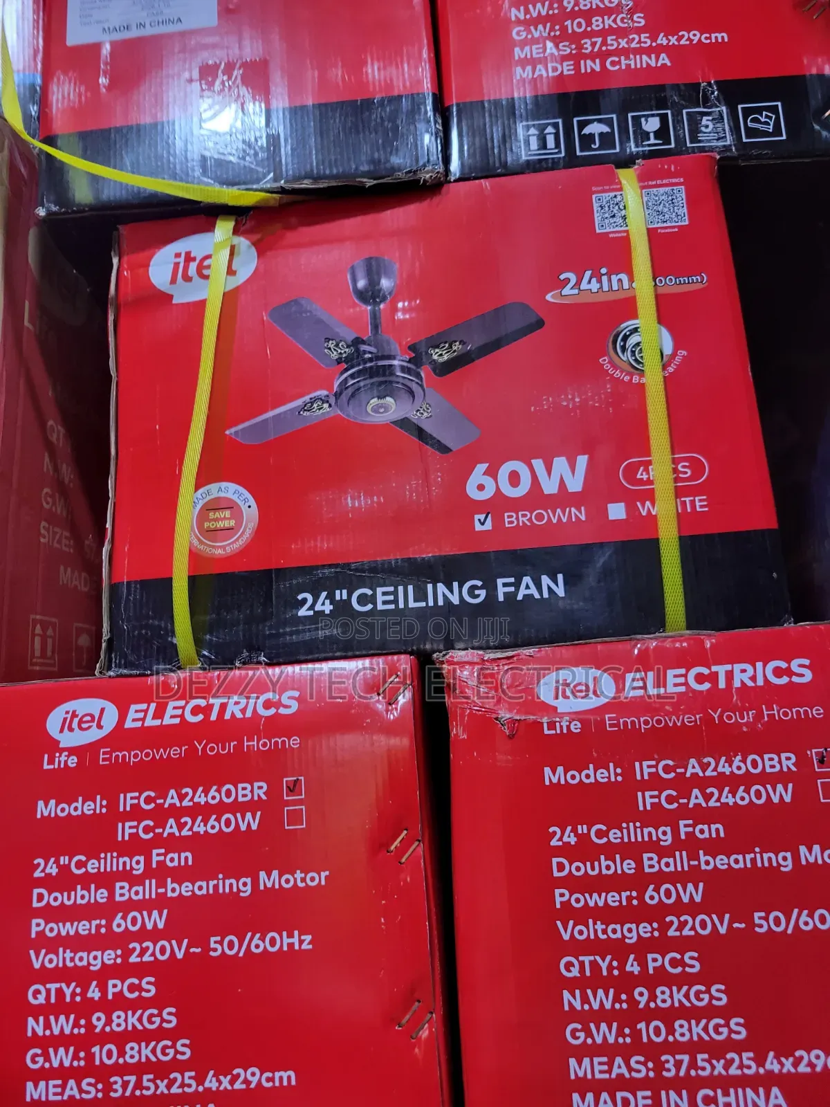 Itel Solar Ceiling Fan 20w
