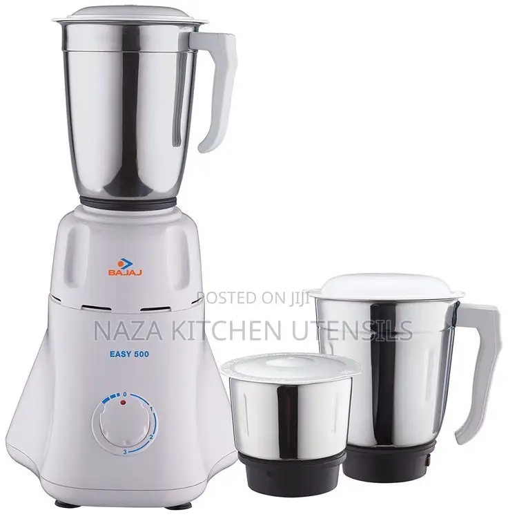 BAJAJ EASY 500 Watts Mixer Grinder With 3 Jars