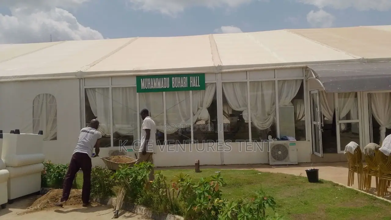 Locally Constructed Durable Marquee Tent