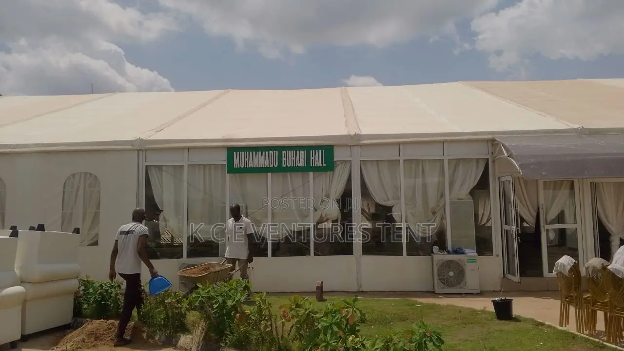 Locally Constructed Durable Marquee Tent