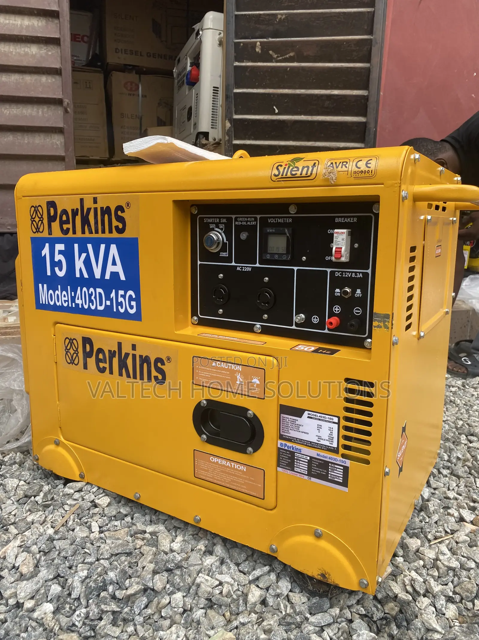 Original 15KVA Perkins Diesel Generator – Silent Fuel Efficient