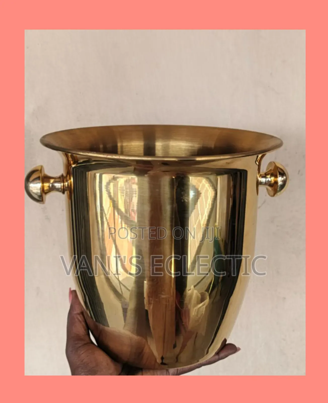 Gold Stainless Steel Champagne/Ice Bucket