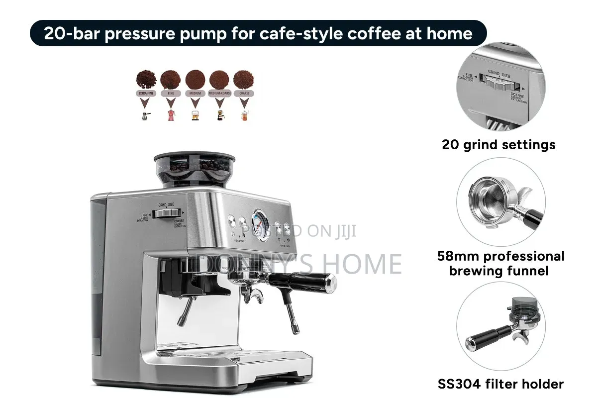 Kogan Dual Boiler Espresso Machine With Grinder