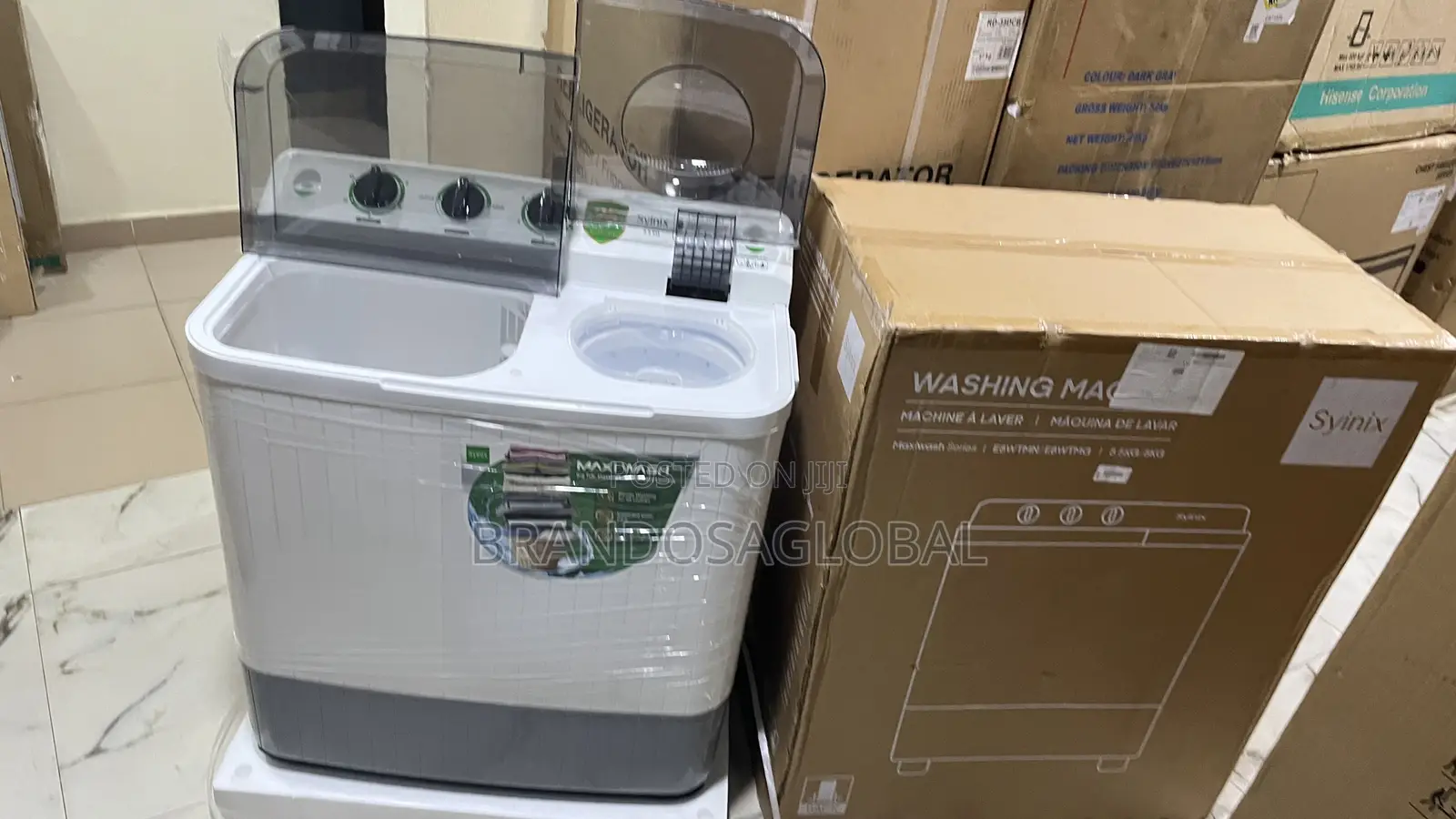 Synix 8.5KG Twin Tub Washing Machine E8wtmn/E8wtmg-Laundry Machine