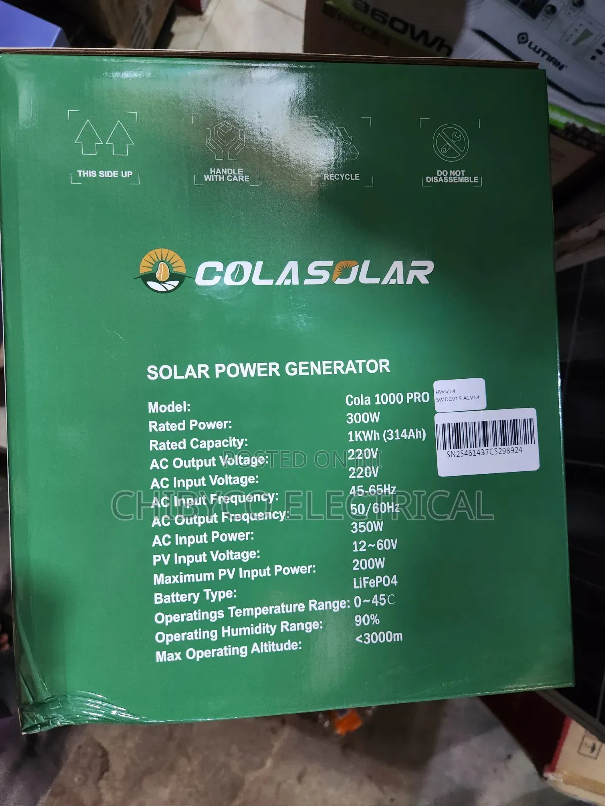 1kwh Pro COLASOLAR Generator