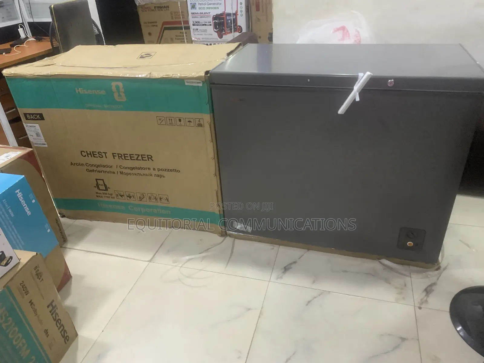 Hisense FC340SH Chest Freezer 250Lwith Lockable Lid Removable Storage