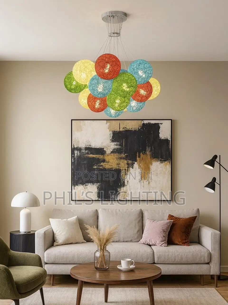 Modern Stained Glass Chandeliers