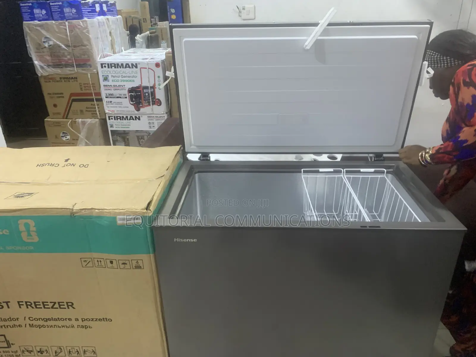 Hisense FC340SH 250L Chest Freezer With Quiet and Efficient Compressor