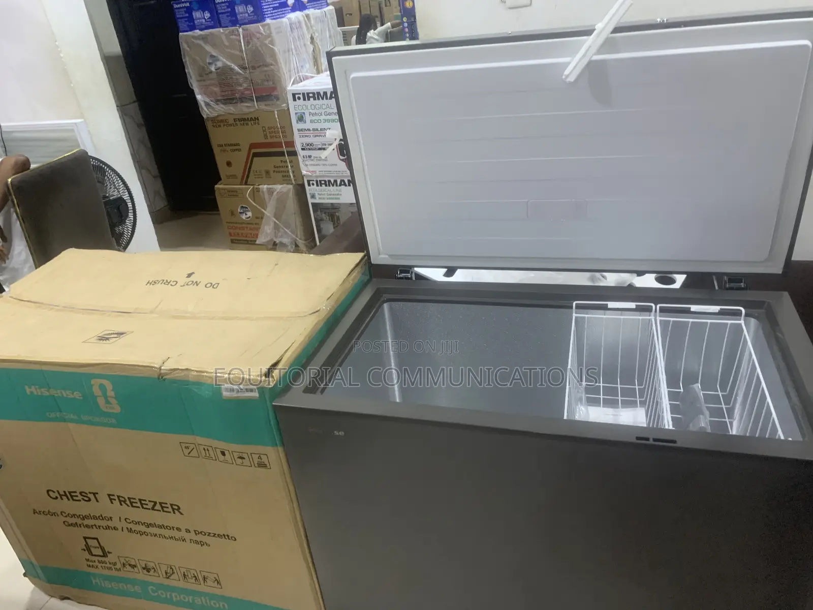 Hisense FC340SH 250L Food Preservation Freezer With Secure Lid Lock