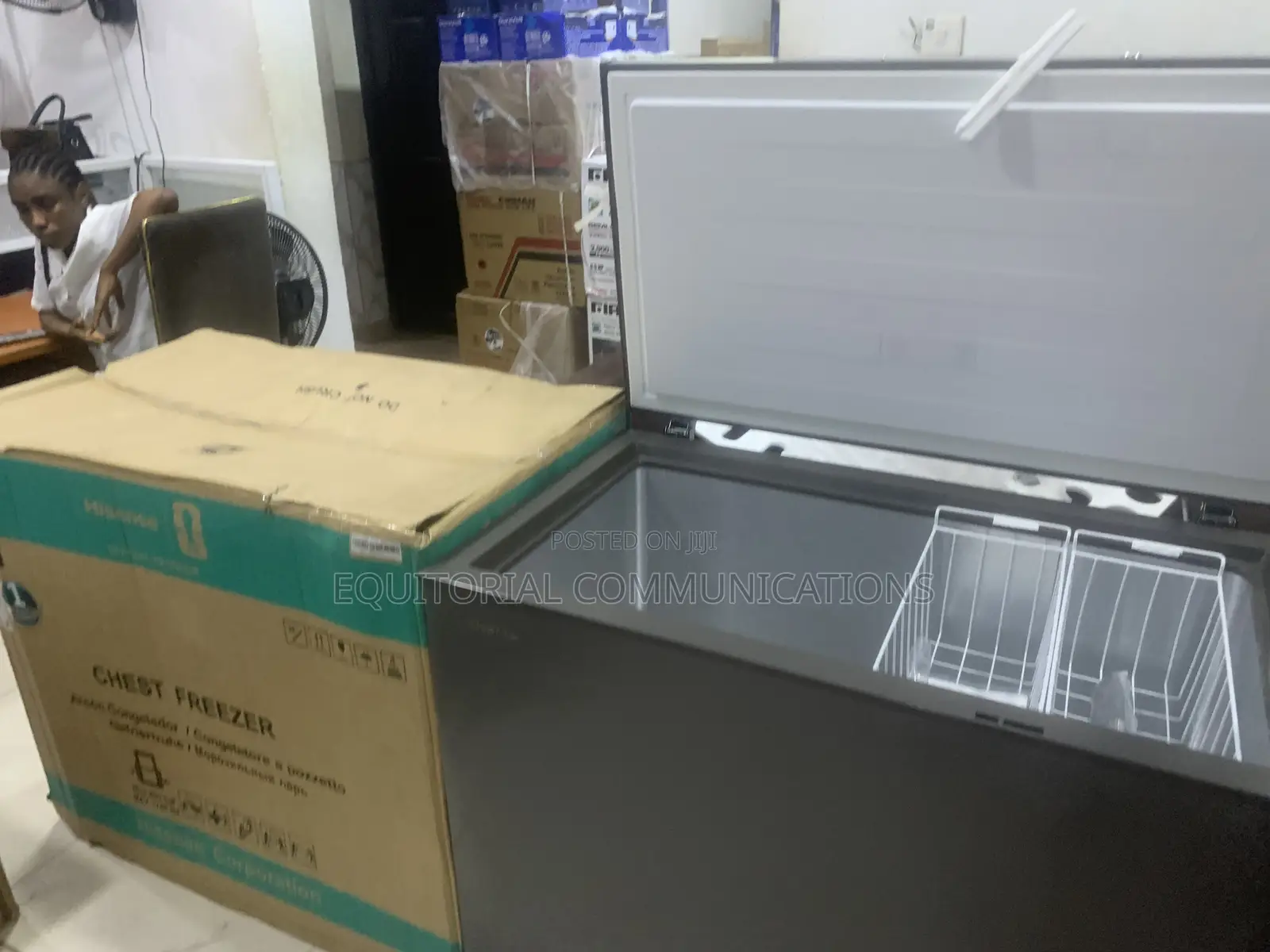 Hisense FC340SH Large Deep 250L Freezer With Convenient Storage Basket