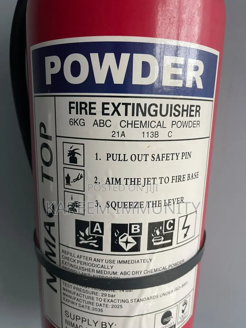 Fire Extinguisher 6kg