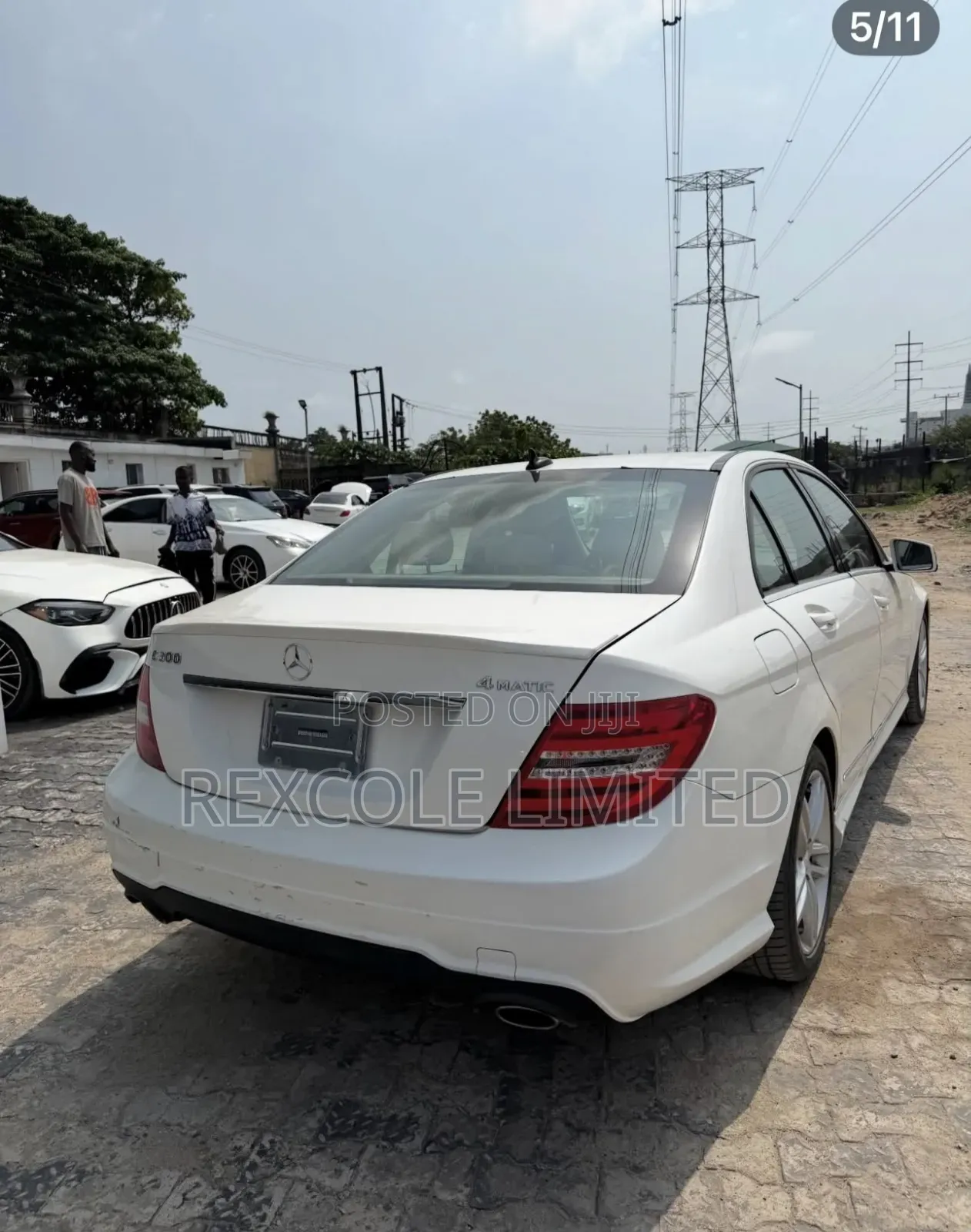 Mercedes-Benz C300 Luxury 4Matic Sedan AWD (3.5L 6cyl 7A) 2014 White