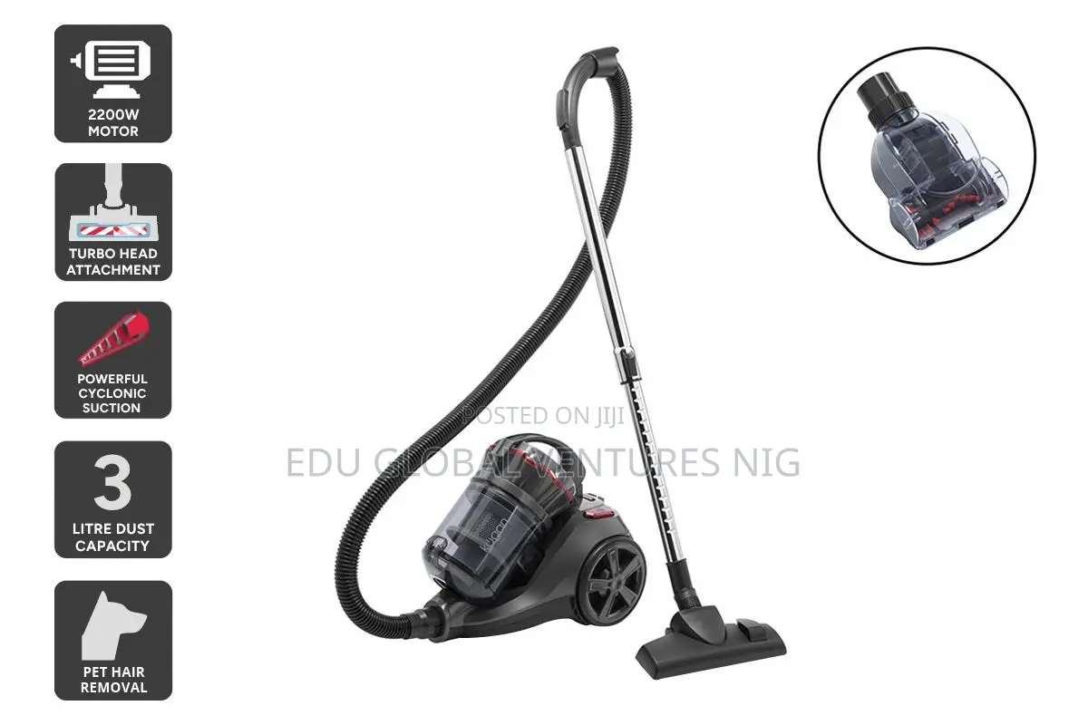 Kogan Cyclonic Pet Bagless Vacuum Cleaner With Turbo Brush 2200watts