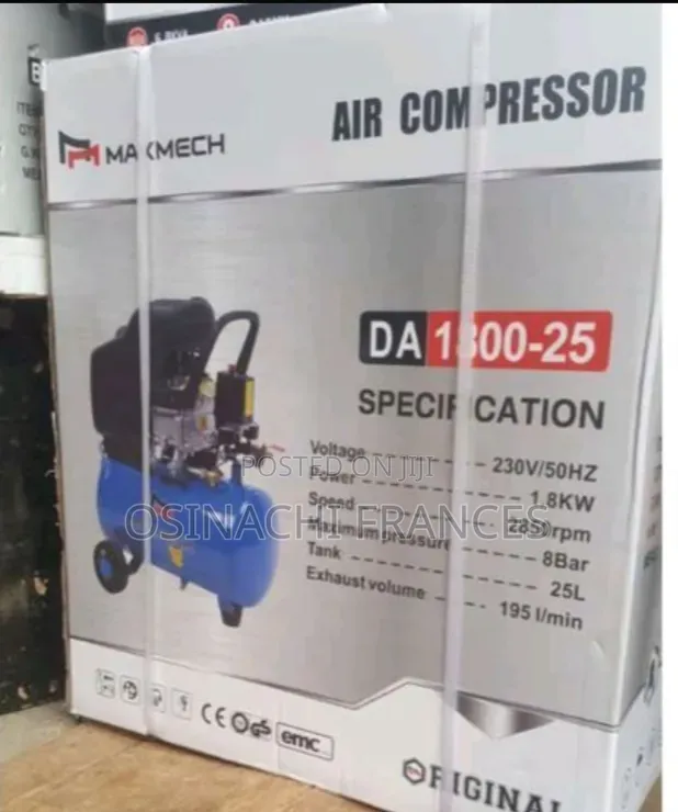 25 Liters Maxmech Industrial Air Compressor Machine 2hp