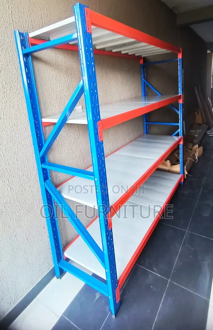 ​Heavy Duty 4-Tier Metal Storage Shelf / Warehouse Rack